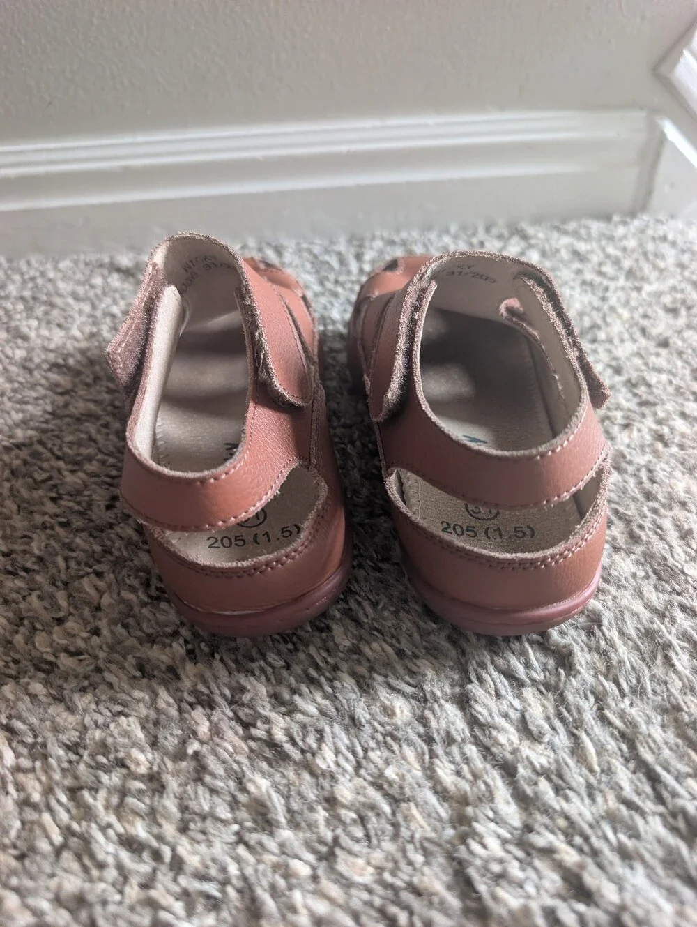 Boys Leather Fisherman Sandals Brown Dress Shoes Size 13